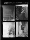 Fire in Winterville lumber mill (4 Negatives) (August 21, 1954) [Sleeve 31, Folder f, Box 4]